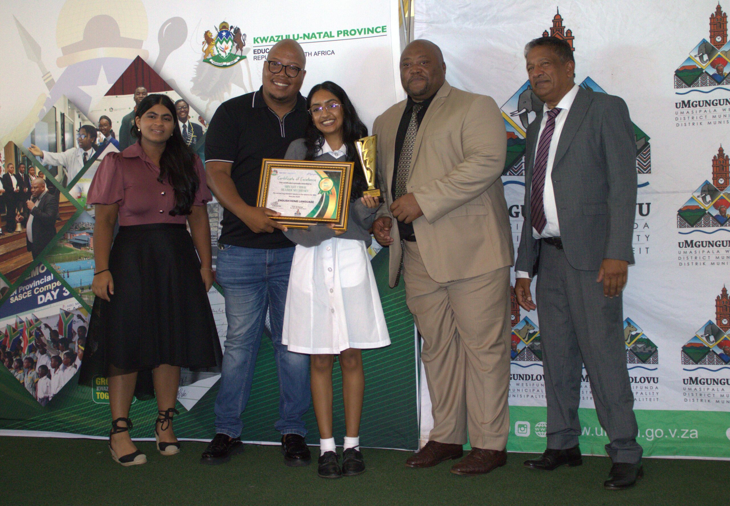 Bridging the Gap: MaxProf Pledge R72,000 at the uMgungundlovu District Municipality Matric Excellence Awards.