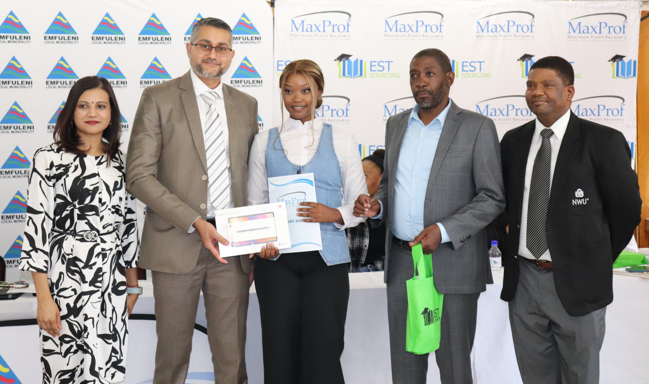 MaxProf and EST-Sourcing Inspire hope through a Record R560,000 Investment in the Youth of Emfuleni Local Municipality