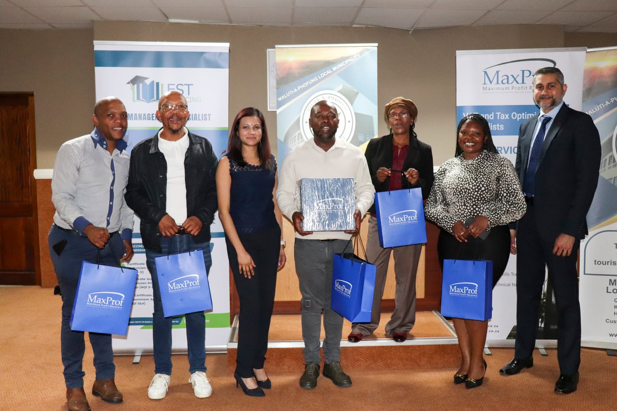 MaxProf and EST-Sourcing Contribute Towards Twelve Bursaries in Maluti-A-Phofung